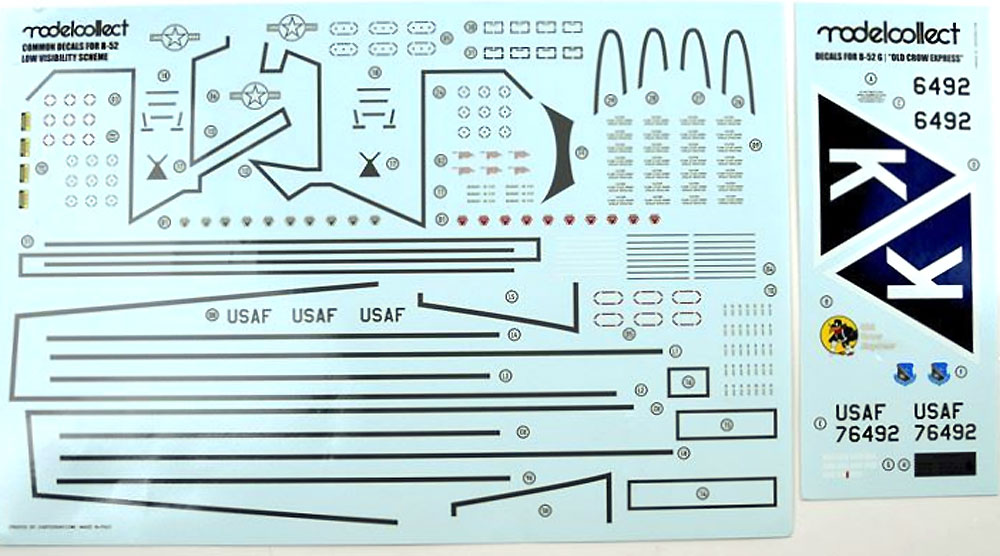 B-52G ストラトフォートレス U.S.A.F プラモデル (モデルコレクト 1/72 エアクラフト プラモデル No.UA72202) 商品画像_2