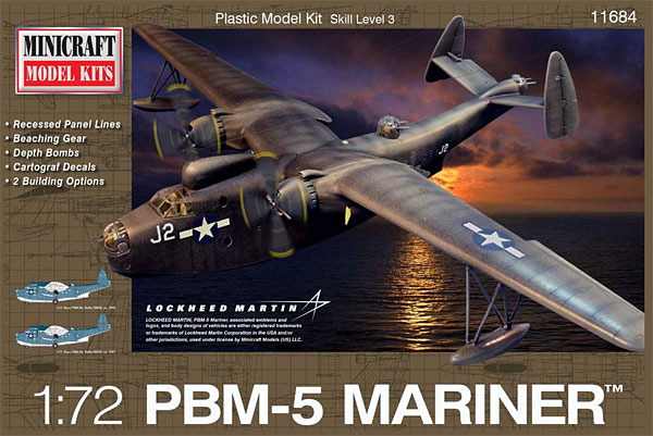 マーチン PBM-5 マリナー プラモデル (ミニクラフト 1/72 航空機プラスチックモデルキット No.11684) 商品画像