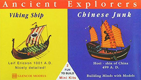 バイキング船 & 中国ジャンク船 プラモデル (グレンコモデル プラスチックモデル組立キット No.03301) 商品画像