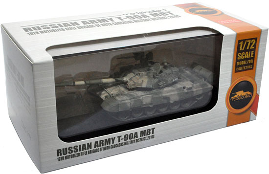 T-90A 主力戦車 第19機動ライフル旅団 北カフカス軍地 2010年代 完成品 (モデルコレクト 1/72 AFV 完成品モデル No.MODAS72052) 商品画像