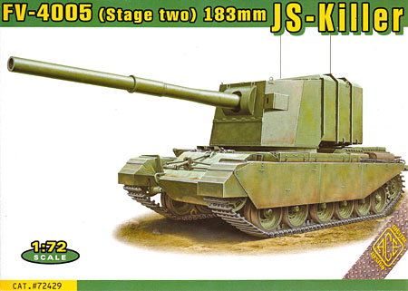 FV-4005 183mm砲搭載 駆逐戦車 JS-Killer プラモデル (エース 1/72 ミリタリー No.72429) 商品画像