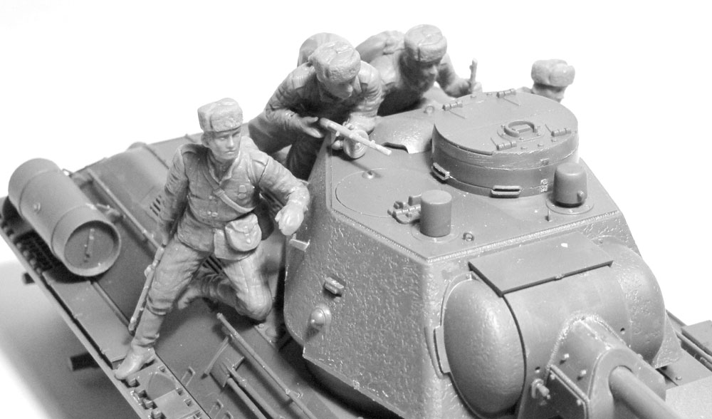 ソビエト 戦車搭乗兵 (1943-1945) プラモデル (ICM 1/35 ミリタリービークル・フィギュア No.35640) 商品画像_4