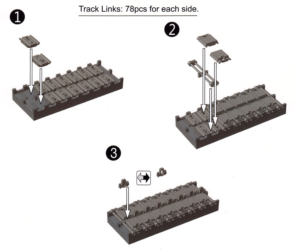 M1A1/M1A2 T-158 ビッグフット 可動式履帯 プラモデル (ライ フィールド モデル 可動履帯 (WORKABLE TRACK LINKS) No.RM-5009) 商品画像_2