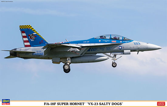 F/A-18F スーパーホーネット VX-23 ソルティドッグズ プラモデル (ハセガワ 1/48 飛行機 限定生産 No.07450) 商品画像
