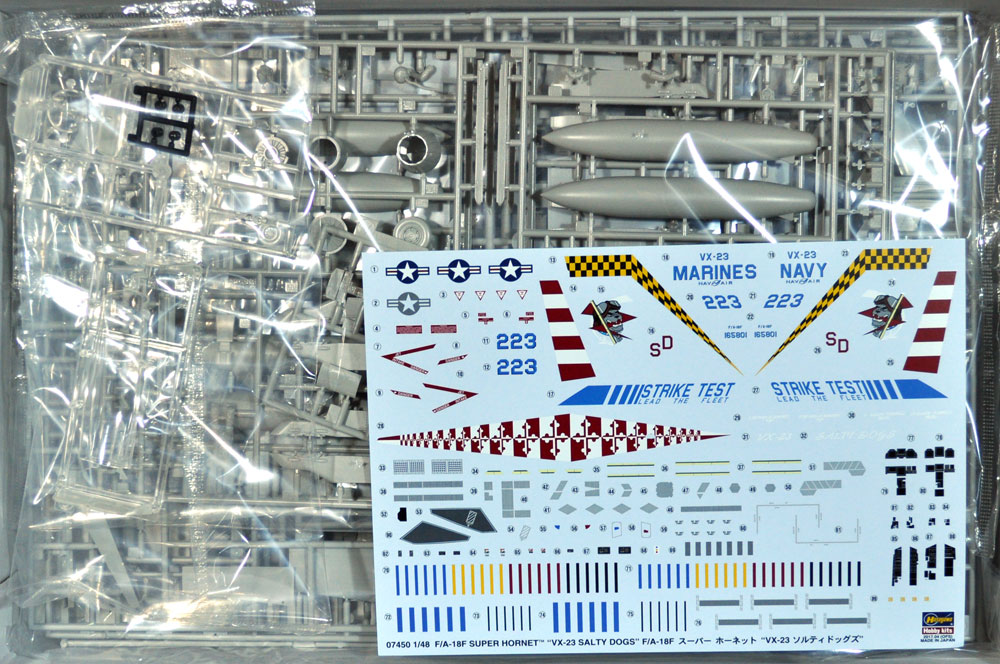 F/A-18F スーパーホーネット VX-23 ソルティドッグズ プラモデル (ハセガワ 1/48 飛行機 限定生産 No.07450) 商品画像_1