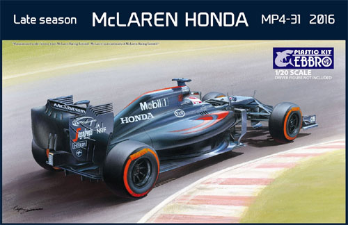 マクラーレン ホンダ MP4-31 2016 Late season プラモデル (エブロ 1/20 MASTER SERIES F-1 No.020) 商品画像