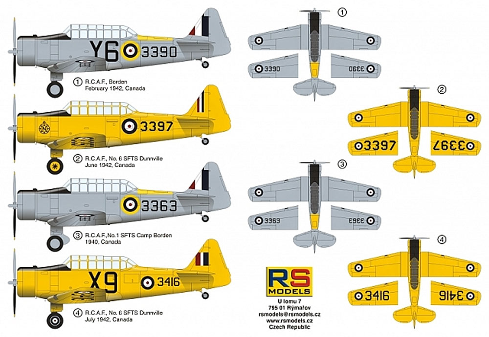 NA-64 イェール プラモデル (RS MODELS 1/72 エアクラフトモデル No.92208) 商品画像_2