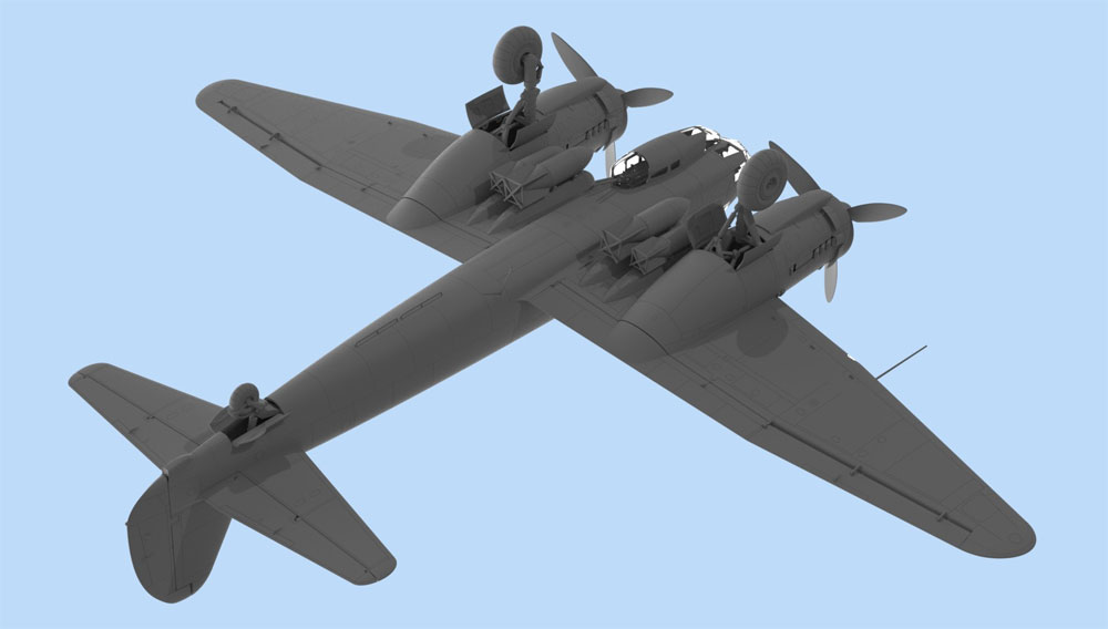 ユンカース Ju88A-11 爆撃機 プラモデル (ICM 1/48 エアクラフト プラモデル No.48235) 商品画像_3