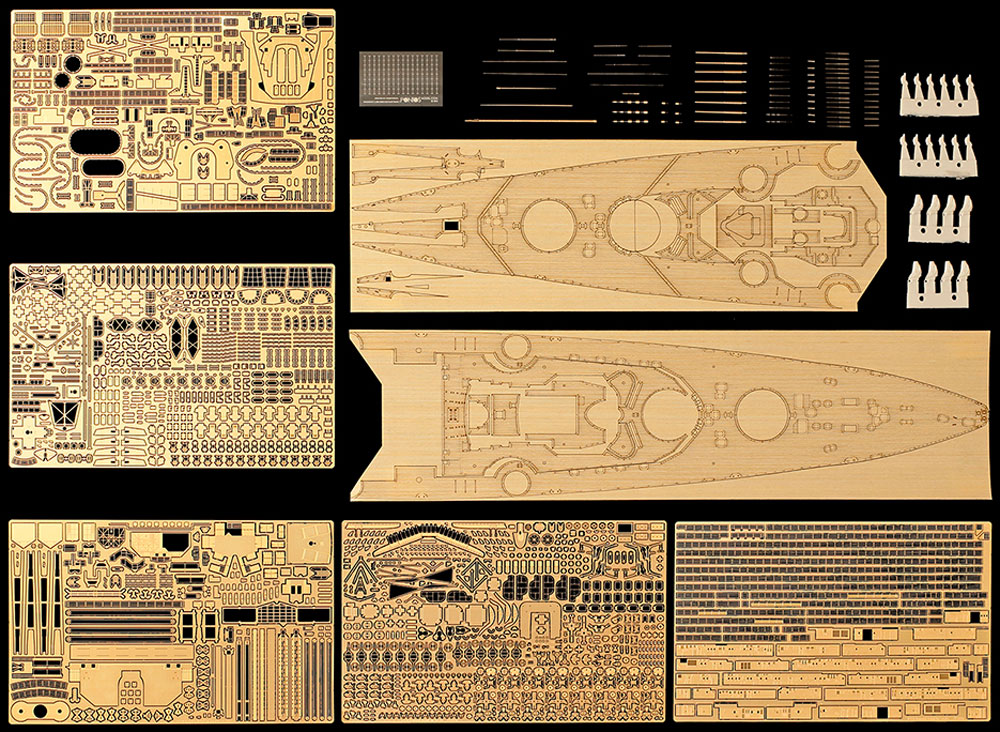 ドイツ戦艦 ビスマルク 1941 ディテールアップセット エッチング (タミヤ スケール限定品 No.25181) 商品画像_1