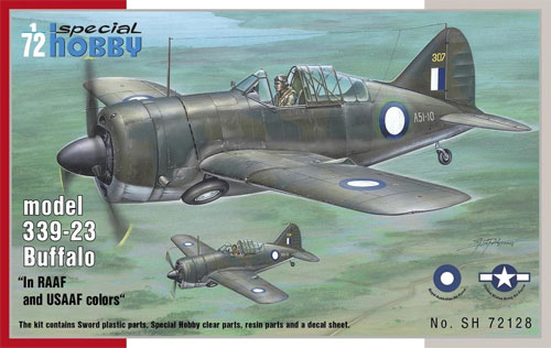 B339-23 バッファロー RAAF and USAAF プラモデル (スペシャルホビー 1/72 エアクラフト プラモデル No.SH72128) 商品画像