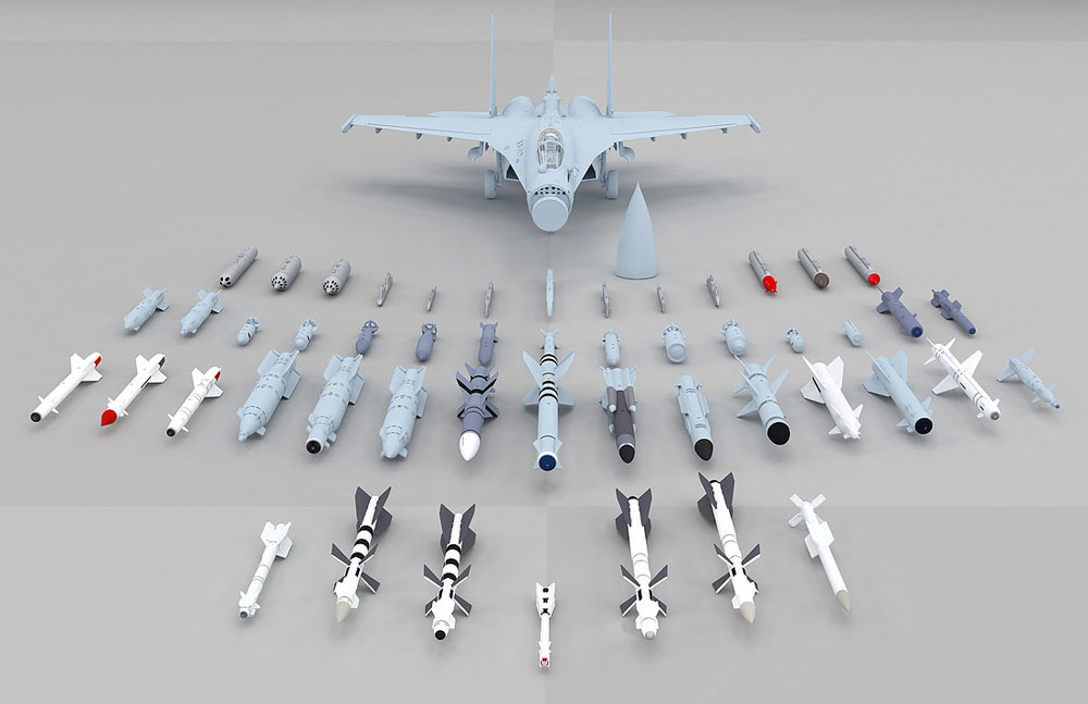 Su-35 フランカー E プラモデル (キティホーク 1/48 ミリタリーエアクラフト プラモデル No.KH80142) 商品画像_2