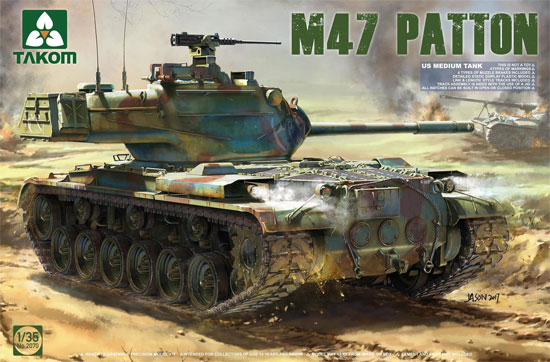 アメリカ 中戦車 M47/G 2in1 プラモデル (タコム 1/35 ミリタリー No.TKO2070) 商品画像