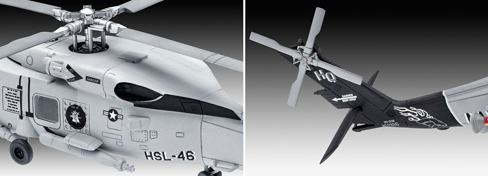 アメリカ海軍 SH-60 ヘリコプター プラモデル (レベル 1/100 エアクラフト No.04955) 商品画像_4