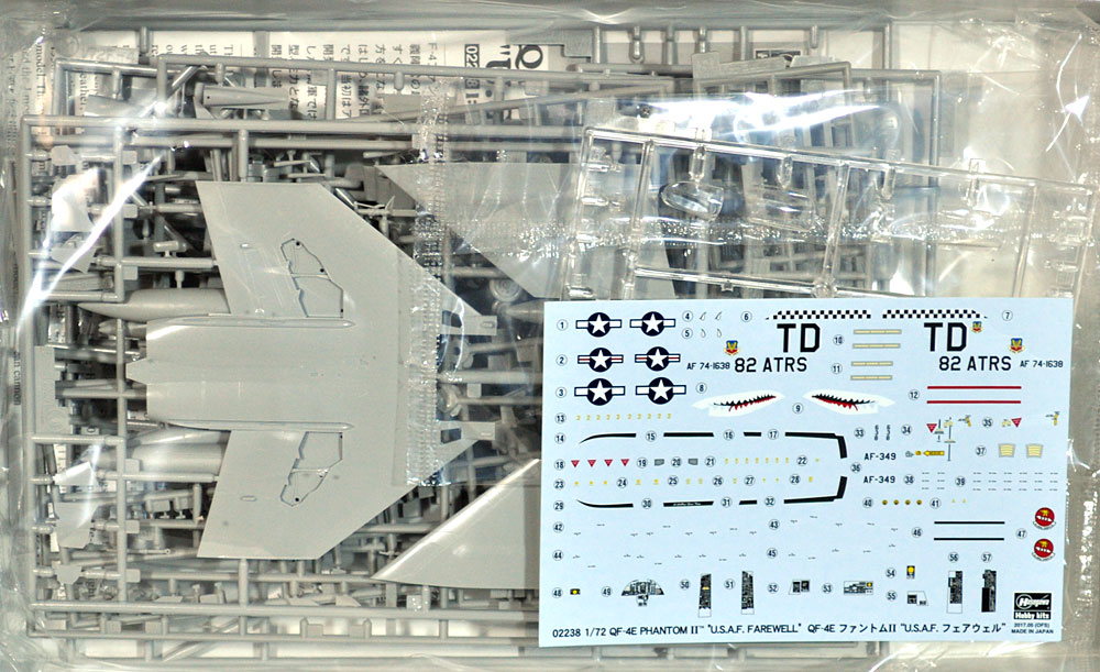 QF-4E ファントム 2 U.S.A.F. フェアウェル プラモデル (ハセガワ 1/72 飛行機 限定生産 No.02238) 商品画像_1