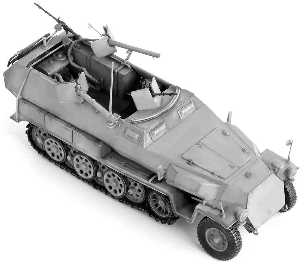 ドイツ Sd.Kfz.251/16 Ausf.C 火炎放射型 プラモデル (ドラゴン 1/35 '39-45' Series No.6864) 商品画像_2