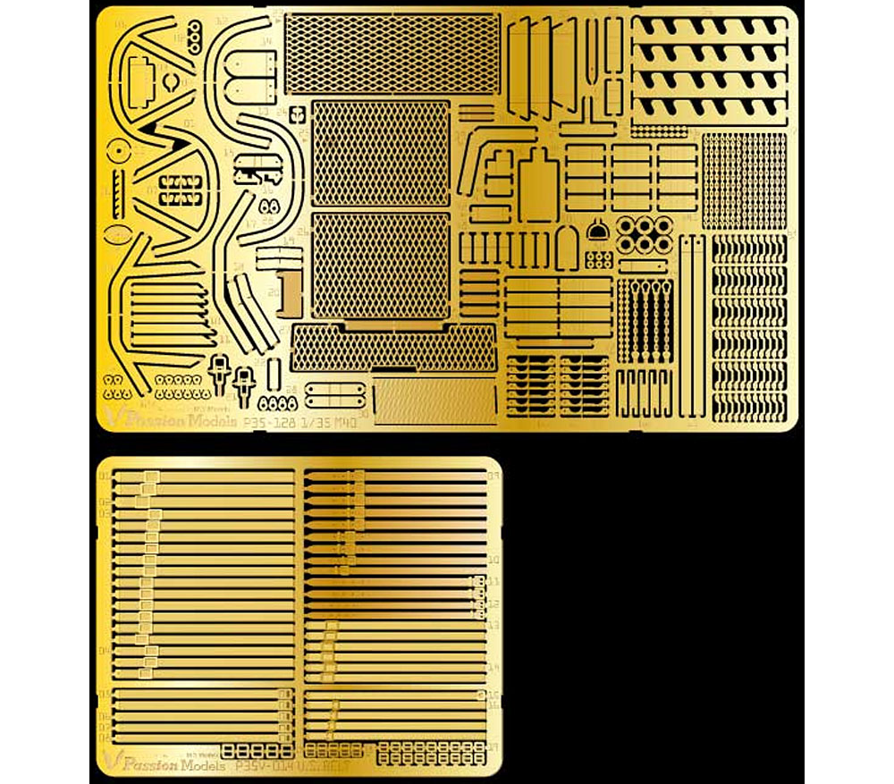 M40 ビッグショット 155mm自走砲 エッチングセット エッチング (パッションモデルズ 1/35 シリーズ No.P35-128) 商品画像_1