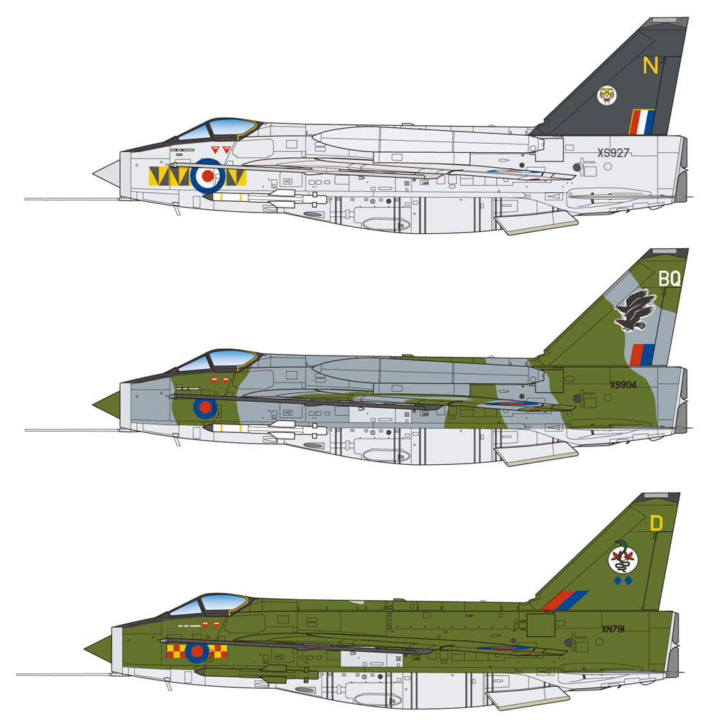 ライトニング F.6 ROYAL AIR FORCE プラモデル (プラッツ フライングカラー セレクション No.FC-006) 商品画像_1