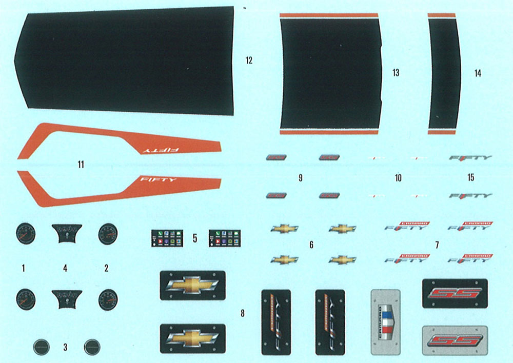 2017 シボレー カマロ 50周年記念 プラモデル (amt 1/25 カーモデル No.AMT1035M/12) 商品画像_2