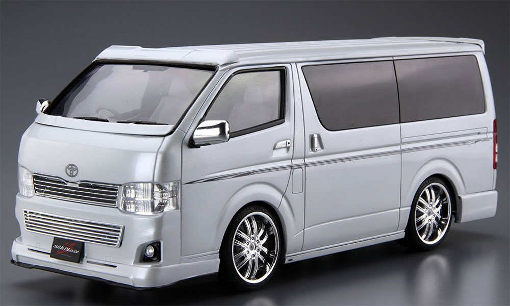 シルクブレイズ TRH200V ハイエース Ver3 '10 (トヨタ) プラモデル (アオシマ 1/24 ザ・チューンドカー No.旧028) 商品画像_2