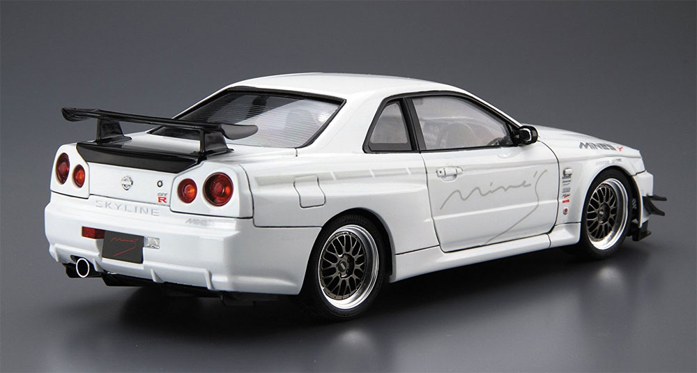 マインズ BNR34 スカイライン GT-R '02 (ニッサン) プラモデル (アオシマ 1/24 ザ・チューンドカー No.旧034) 商品画像_3