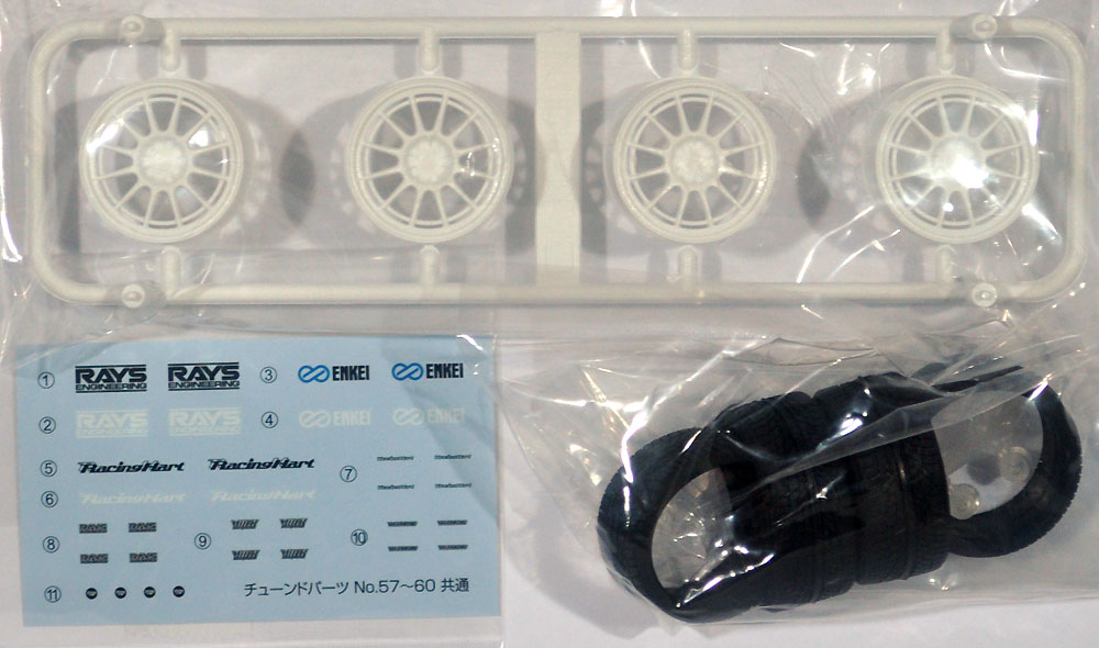 エンケイ NT03+M 19インチ プラモデル (アオシマ ザ・チューンドパーツ No.059) 商品画像_1