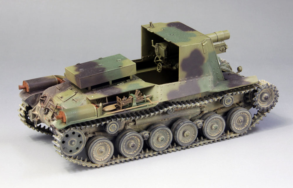 帝国陸軍 四式自走砲 ホロ プラモデル (ファインモールド 1/35 ミリタリー No.FM054) 商品画像_3