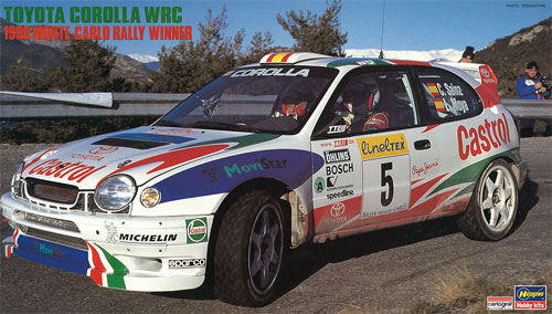 トヨタ カローラ WRC 1998 モンテカルロ ラリー ウィナー プラモデル (ハセガワ 1/24 自動車 限定生産 No.20266) 商品画像