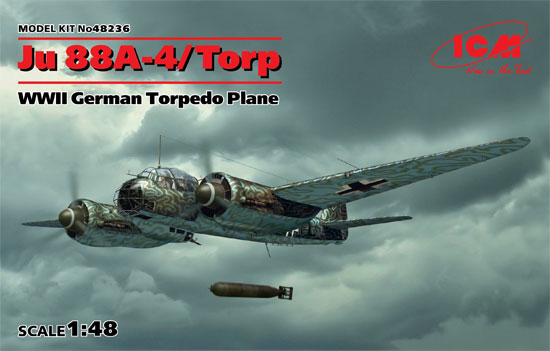 ユンカース Ju88A-4 Trop プラモデル (ICM 1/48 エアクラフト プラモデル No.48236) 商品画像