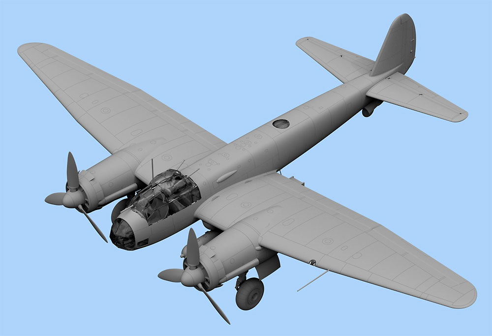 ユンカース Ju88A-4 Trop プラモデル (ICM 1/48 エアクラフト プラモデル No.48236) 商品画像_2