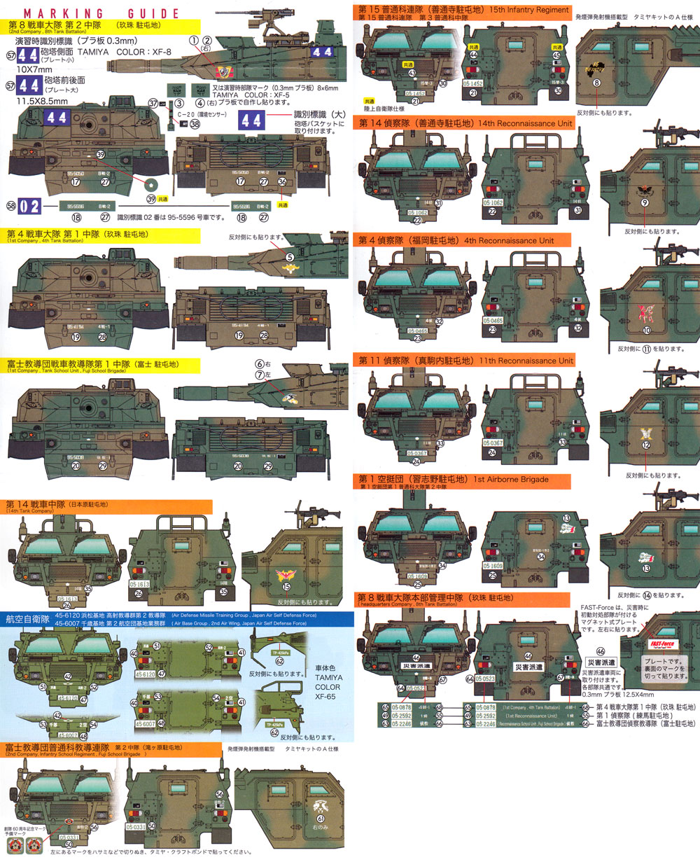 陸上自衛隊 10式戦車・軽装甲機動車 デカールセット A デカール (トワイライトモデル デカール No.TM-007) 商品画像_2