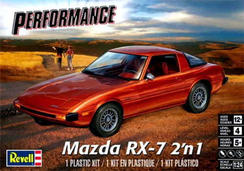 マツダ RX-7 2`n1 プラモデル (レベル カーモデル No.85-4429) 商品画像