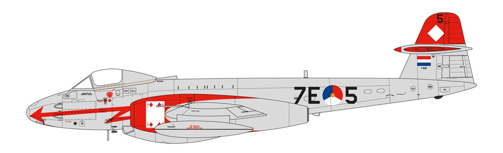 グロスター ミーティア F.8 朝鮮戦争 プラモデル (エアフィックス 1/48 ミリタリーエアクラフト No.A09184) 商品画像_4