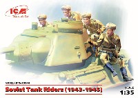 ICM 1/35 ミリタリービークル・フィギュア ソビエト 戦車搭乗兵 (1943-1945)