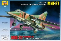 ズベズダ 1/72 エアクラフト プラモデル MiG-27 フロッガーD ソビエト戦闘爆撃機