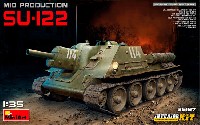 ミニアート 1/35 WW2 ミリタリーミニチュア SU-122 中期生産型 フルインテリア