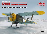 ICM 1/72 エアクラフト プラモデル ポリカルポフ I-153 チャイカ 冬季仕様