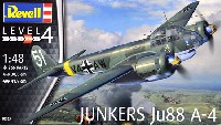 レベル 1/48 飛行機モデル ユンカース Ju88A-4