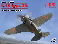 ICM 1/48 エアクラフト プラモデル ポリカルポフ I-16 タイプ28