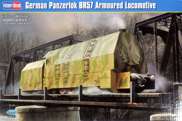 ドイツ 装甲機関車 BR57 プラモデル (ホビーボス 1/72 ファイティングビークル シリーズ No.82922) 商品画像