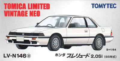 ホンダ プレリュード 2.0Si (85年式) (白) ミニカー (トミーテック トミカリミテッド ヴィンテージ ネオ No.LV-N146a) 商品画像