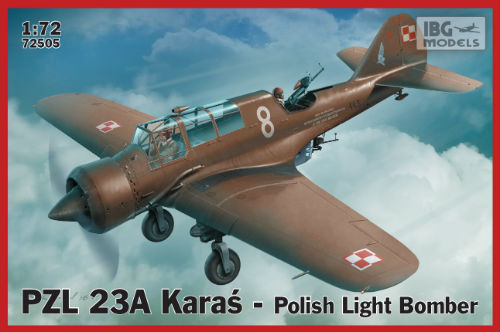 PZL 23A カラシュ ポーランド軽爆撃機 プラモデル (IBG 1/72 エアクラフト プラモデル No.72505) 商品画像
