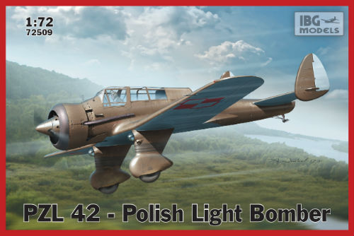 PZL 42 ポーランド軽爆撃機 プラモデル (IBG 1/72 エアクラフト プラモデル No.72509) 商品画像