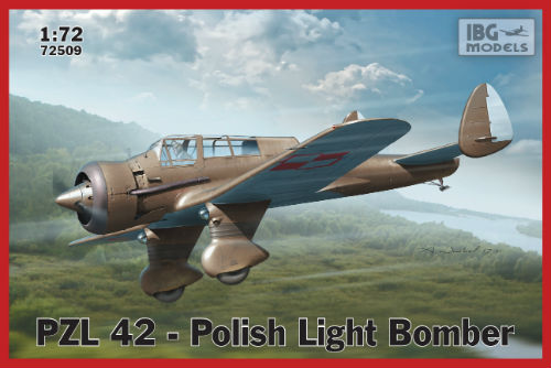 PZL 42 ポーランド軽爆撃機 プラモデル (IBG 1/72 エアクラフト プラモデル No.72509) 商品画像