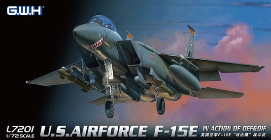 アメリカ空軍 F-15E ストライクイーグル プラモデル (グレートウォールホビー 1/72 エアクラフト プラモデル No.L7201) 商品画像