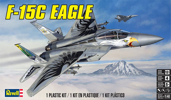 F-15C イーグル プラモデル (レベル 1/48 飛行機モデル No.85-5870) 商品画像