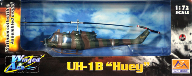 UH-1B アメリカ陸軍 タンソンニャット空港 1964年 完成品 (イージーモデル 1/72 ウイングド エース （Winged Ace） No.36910) 商品画像