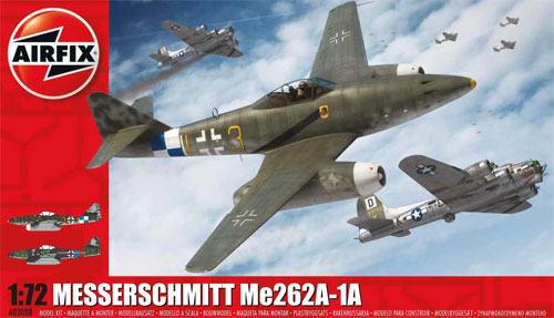 メッサーシュミット Me262A-1a プラモデル (エアフィックス 1/72 ミリタリーエアクラフト No.A03088) 商品画像