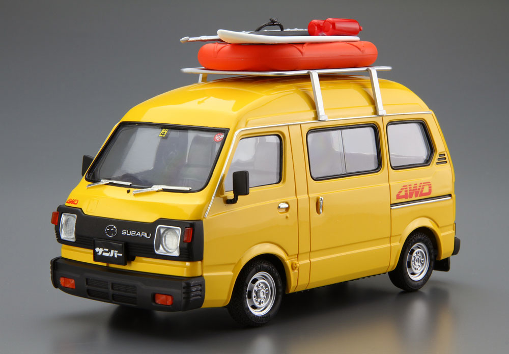 スバル K88 サンバー ハイルーフ 4WD '80 プラモデル (アオシマ 1/24 ザ・モデルカー No.旧055) 商品画像_2