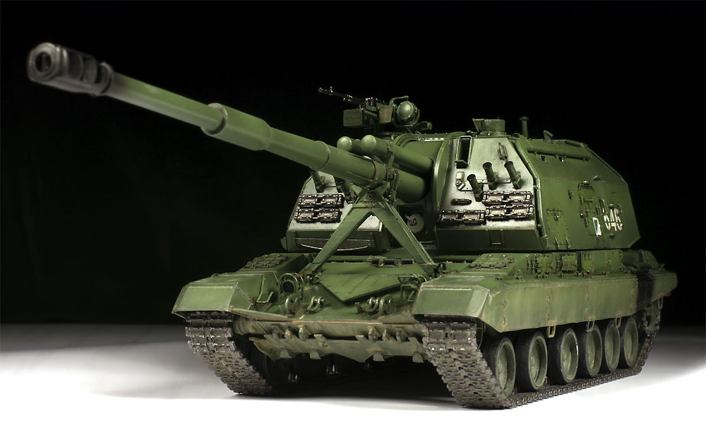 ロシア 2S19 152mm 自走榴弾砲 ムスタ-S プラモデル (ズベズダ 1/35 ミリタリー No.3630) 商品画像_1