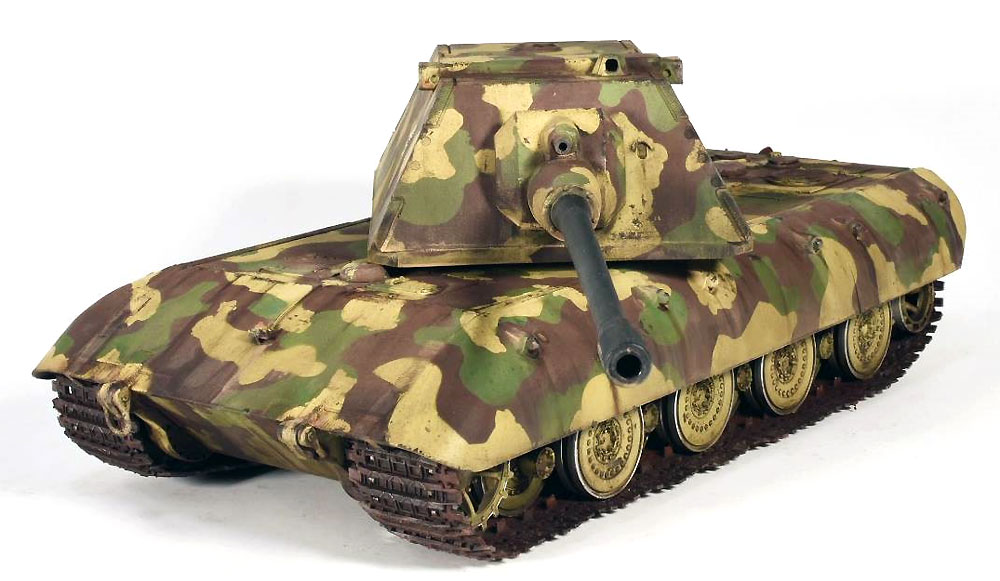 ドイツ E-100 超重戦車 (クルップ砲塔型) プラモデル (アミュージングホビー 1/35 AFV No.35A015) 商品画像_3